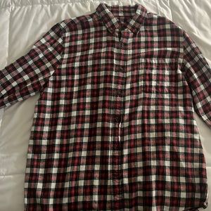 Red vintage flannel